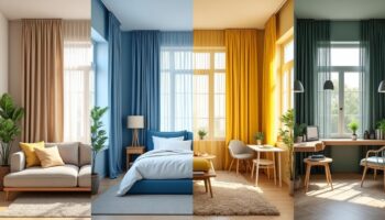 découvrez comment choisir la couleur idéale de rideaux pour chaque pièce afin d'harmoniser votre décoration intérieure et créer une ambiance parfaite.