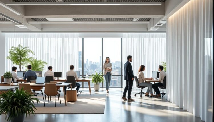 découvrez comment les rideaux acoustiques peuvent améliorer le confort sonore dans les open spaces et s'il s'agit d'une solution efficace pour limiter le bruit en milieu professionnel.