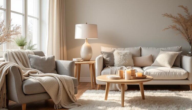 découvrez comment créer une ambiance cocooning chaleureuse et apaisante grâce à l'utilisation de tons neutres dans votre décoration intérieure.