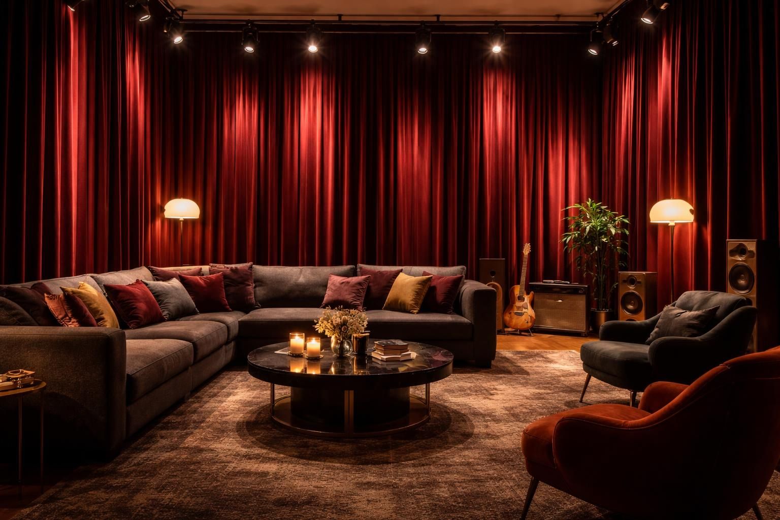 transformez votre espace en une salle de concert immersive grâce à nos rideaux acoustiques, alliant design et performance sonore pour une ambiance spectaculaire chez vous.